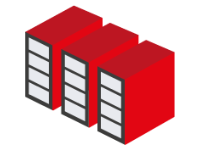 Server Red x 3