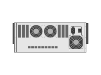 4U Tape Encl Rear
