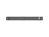 1U Tape Encl Front