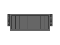 4U Tape Encl Front