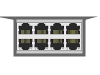HX Encl RJ45 EIOM