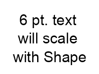 Scaleable 6pt Text