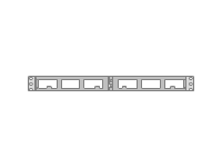 SN 2xxx dual 1U mount front