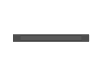 1U Filler Panel v 2 Rear