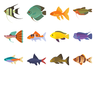 Aquarium Fishes Preview Small