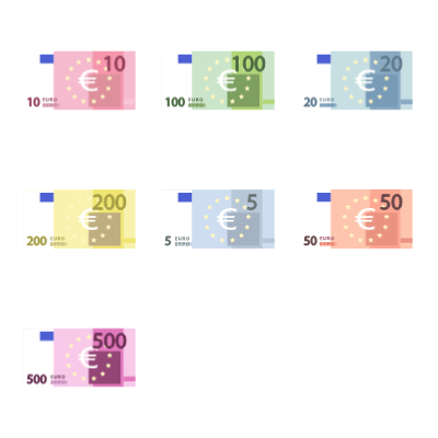 Euro Bills Preview Small