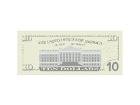 1 0 Dollars Bill Back