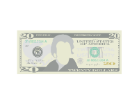 2 0 Dollars Bill Front