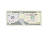 5 0 Dollars Bill Front