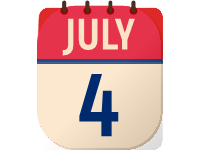 4th Of July Calendar