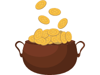Pot With Coins