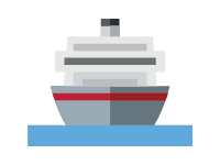 Oncoming Passenger Ship