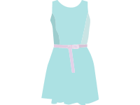 Blue Apron Dress