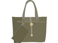 Large Bag with Case