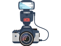 Camera with Flash