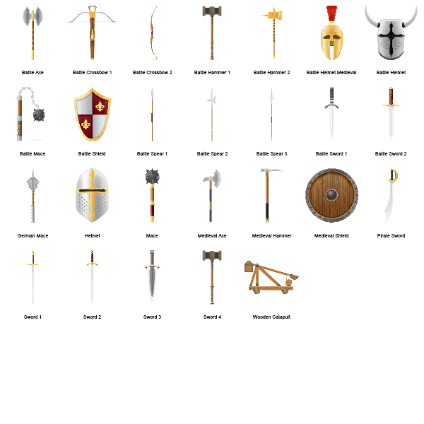 Medieval Weapons Preview Large