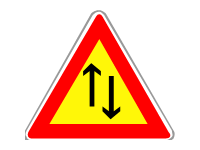 Beware of two way traffic ahead