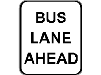 Bus Lane Ahead