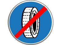 End Of Snow Chains Mandatory