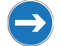 Mandatory Turn Right