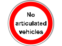 No Articulated Vehicles