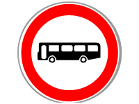 No Buses ( Over 8 Passenger Seats)