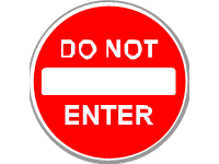 No Entry for Vehicular Traffic