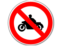 No Motorcycles or Class I Mopeds