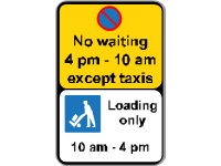 No Waiting Except Taxis