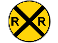 Railroad Crossing Ahead