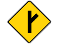 Side Road at Angle Right