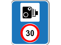 Speed Limitation with Speed Camera