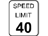 U S Speed Limit 40