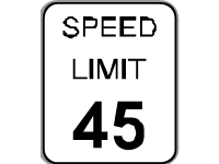 U S Speed Limit 45