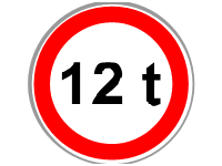 Vehicles Heavier Than Indicated Prohibited