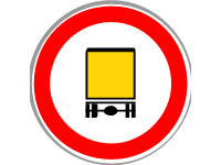 Vehicles with Dangerous Goods Prohibited