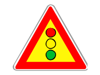Warning Traffic Light