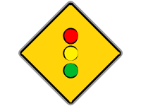 Warning Traffic Lights