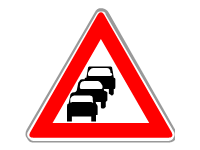 Warning for Traffic Jam