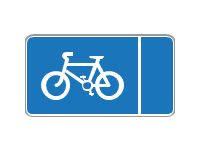 With Flow Cycle Lane