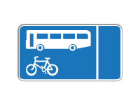 With Flow Cycle and Bus Lane