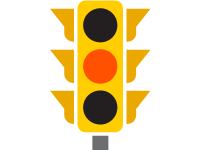 Yellow Traffic Lights Amber