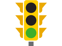 Yellow Traffic Lights Green