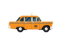 Retro Taxi Cab