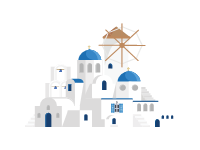 Church and Windmill of Oia