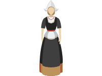 Traditional Dutch Female Costume