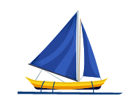 Oruva ( Outrigger Fishing Boat)