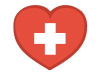 Flag of Switzerland Heart