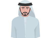 Traditional Arab Male Bust