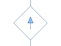 Current Source Shape Fundamental Items Electrical Shapes | MyDraw